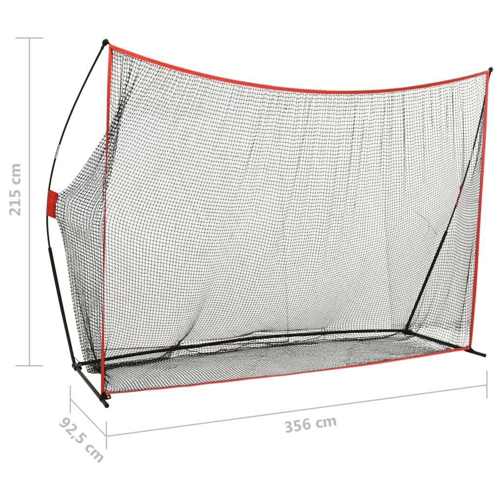 Golf Hitting Net 356X92.5X215 Cm Metal