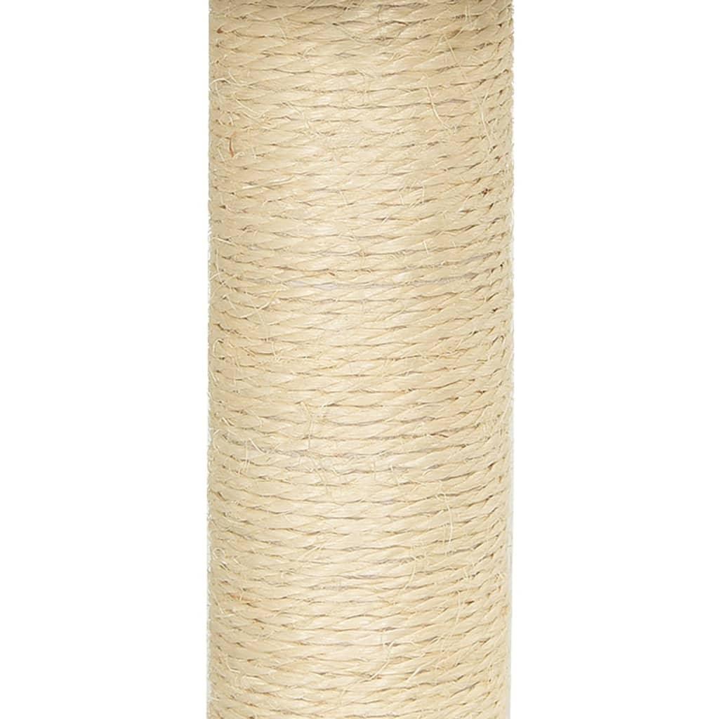 Trendyproduct.co.uk Cat Tree With Sisal Scratching Posts 155 Cm vidaXL Animals & Pet Supplies Animals & Pet Supplies > Pet Supplies > Cat Supplies > Cat Furniture Cat Furniture Cat Supplies Grey parcel Pet Supplies vidaXL