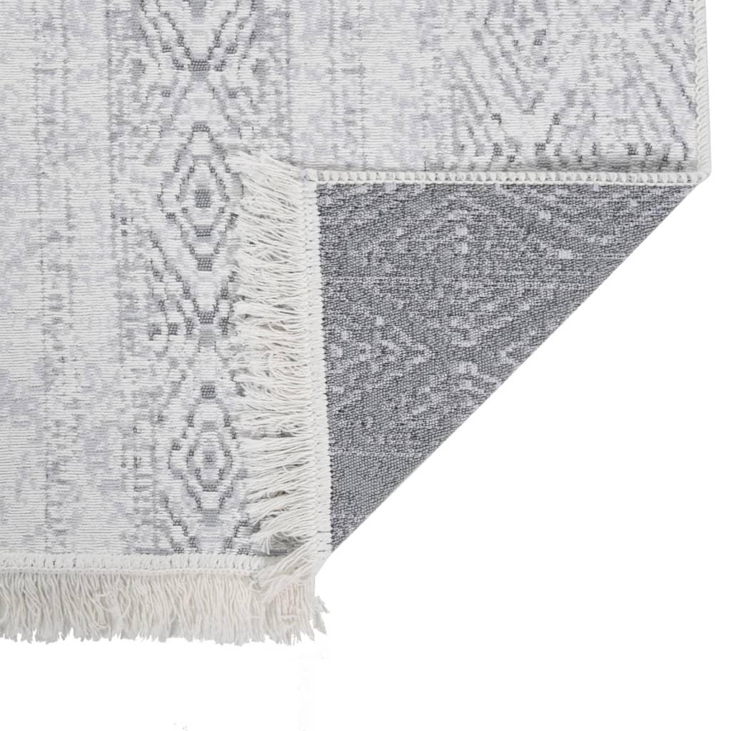 Rug Light Grey Cotton