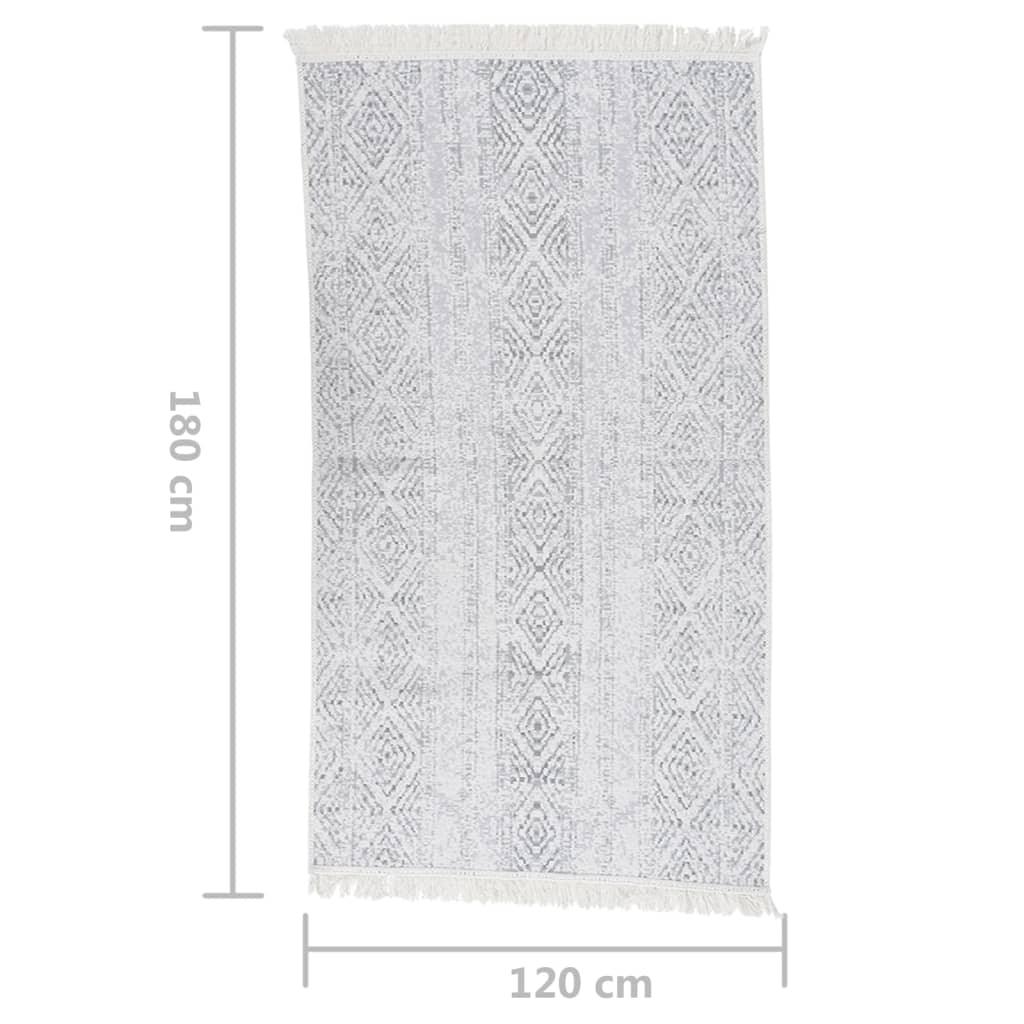 Rug Light Grey Cotton