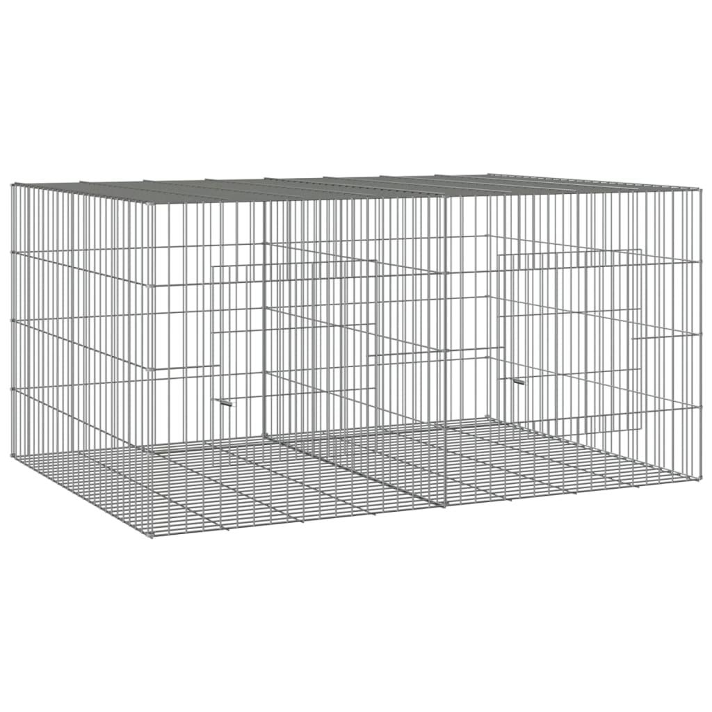 2-Panel Rabbit Cage Galvanised Iron