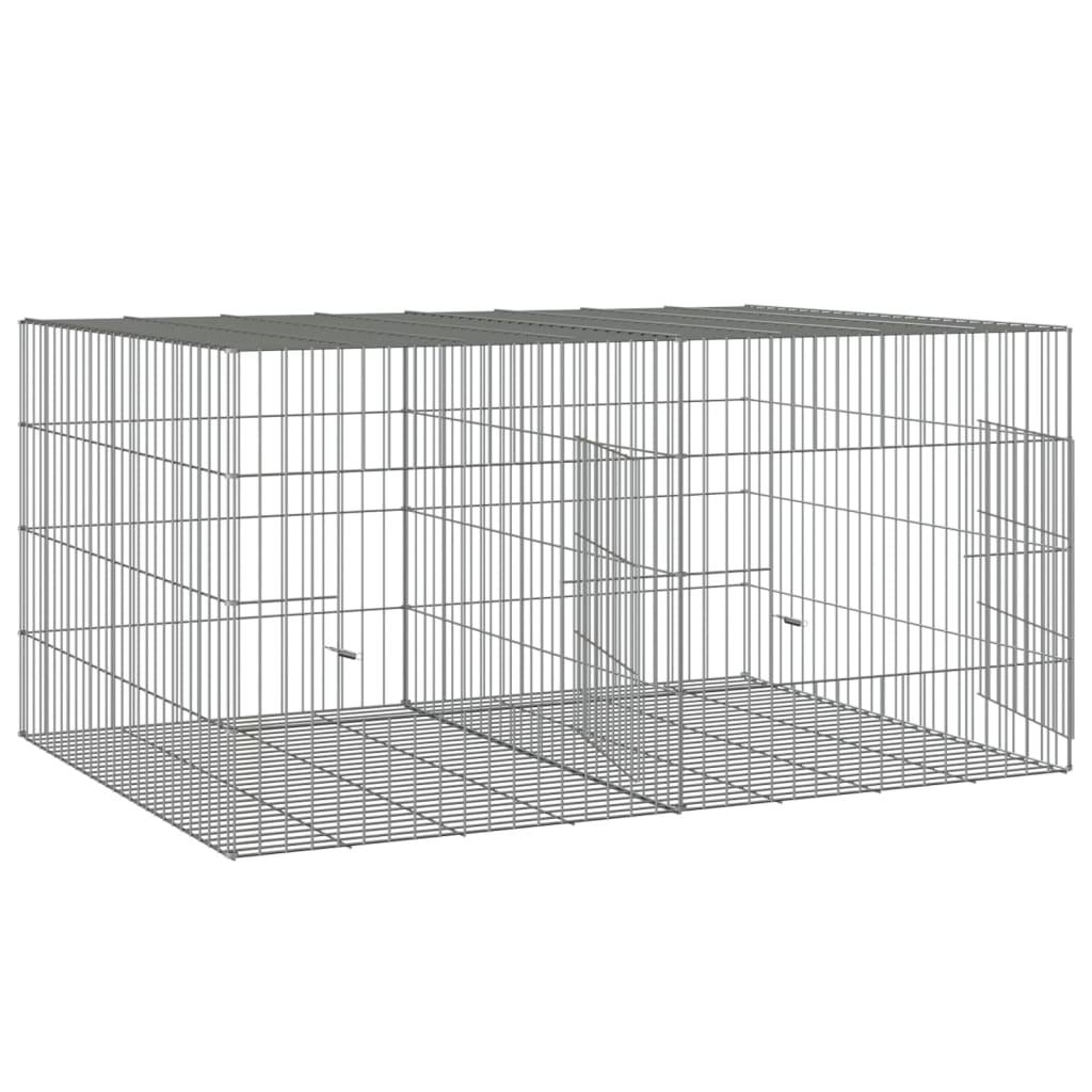 2-Panel Rabbit Cage Galvanised Iron