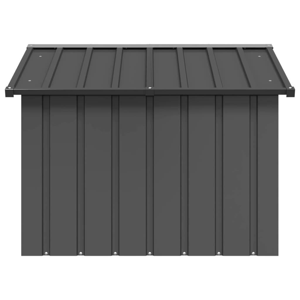 Trendyproduct.co.uk Dog House Galvanised Steel vidaXL Animals & Pet Supplies Animals & Pet Supplies > Pet Supplies > Dog Supplies > Dog Houses Anthracite Dog Houses Dog Supplies parcel Pet Supplies vidaXL