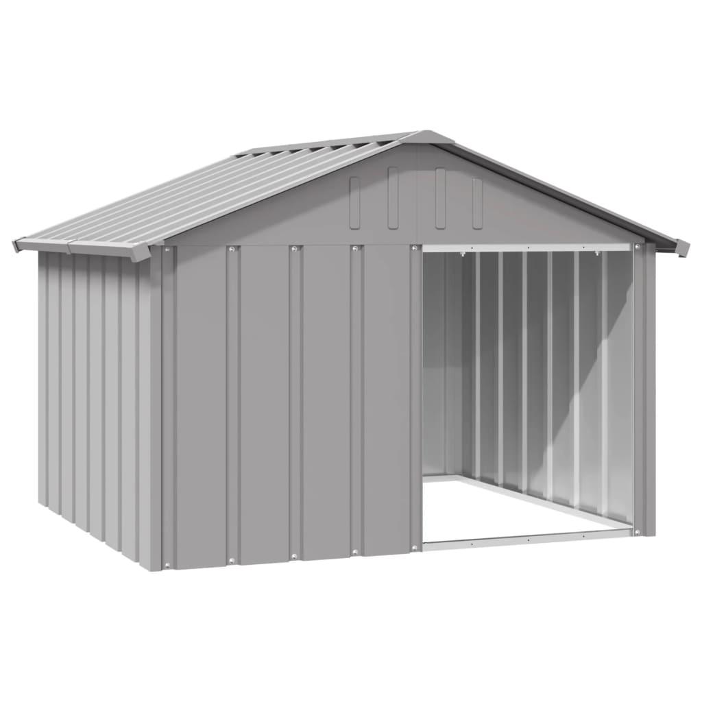 Trendyproduct.co.uk Dog House Galvanised Steel vidaXL Animals & Pet Supplies Animals & Pet Supplies > Pet Supplies > Dog Supplies > Dog Houses Anthracite Dog Houses Dog Supplies parcel Pet Supplies vidaXL