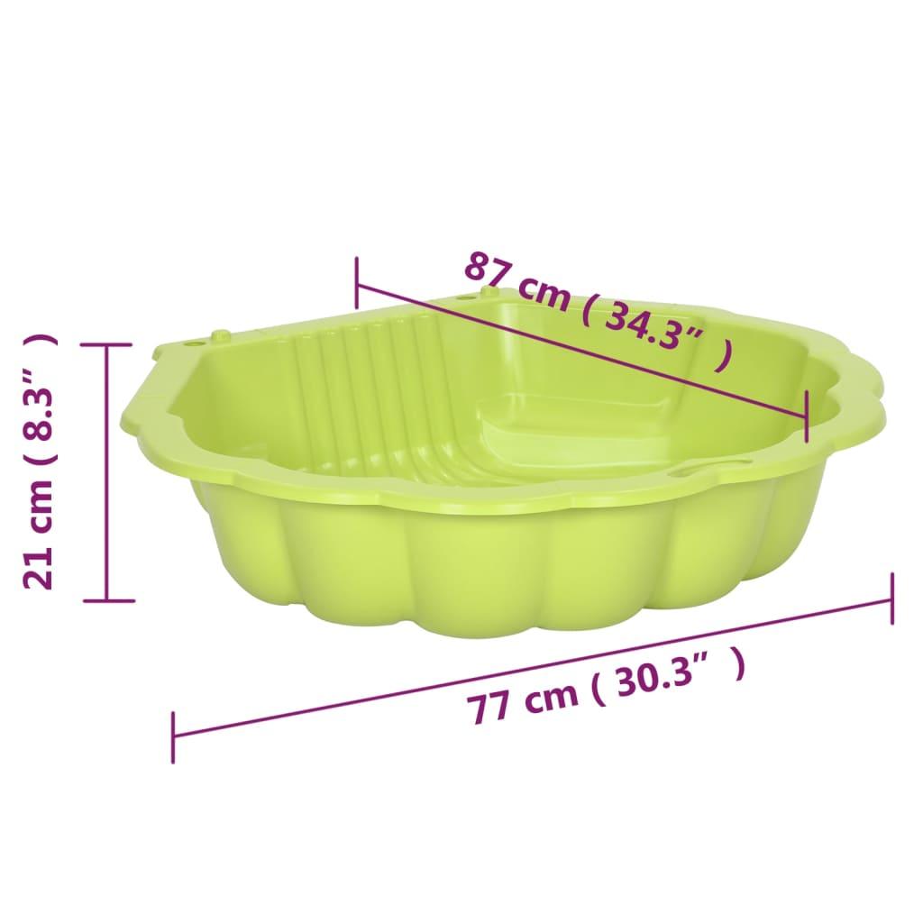 Sandpits 2 Pcs 77X87X21Cm Plastic