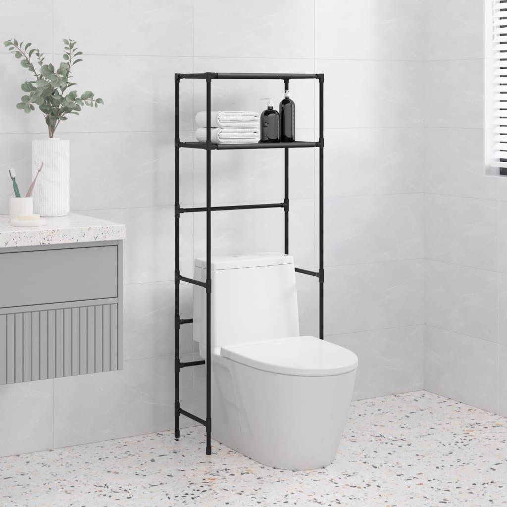 2-Tier Storage Rack Over Toilet 53.5X28X143 Cm Iron