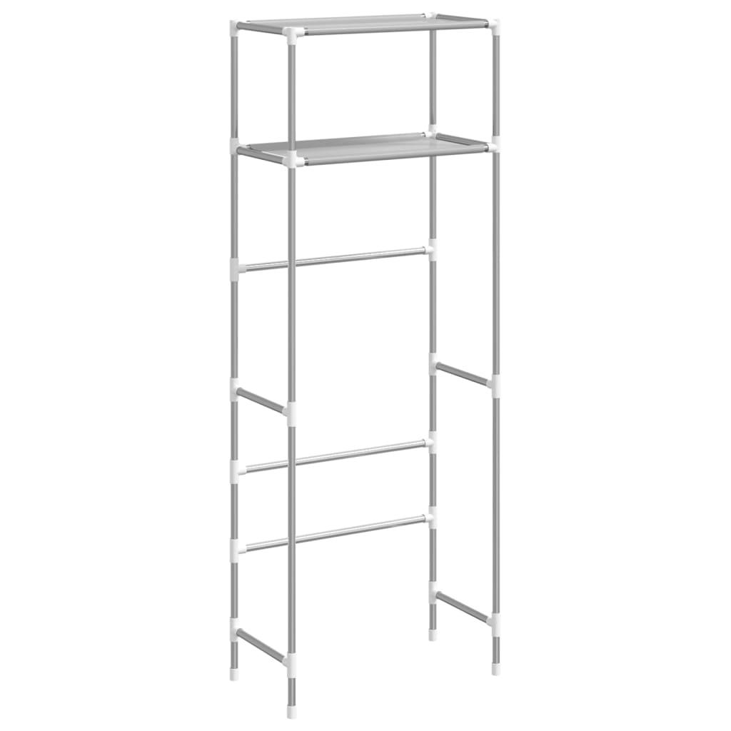 2-Tier Storage Rack Over Toilet 53.5X28X143 Cm Iron