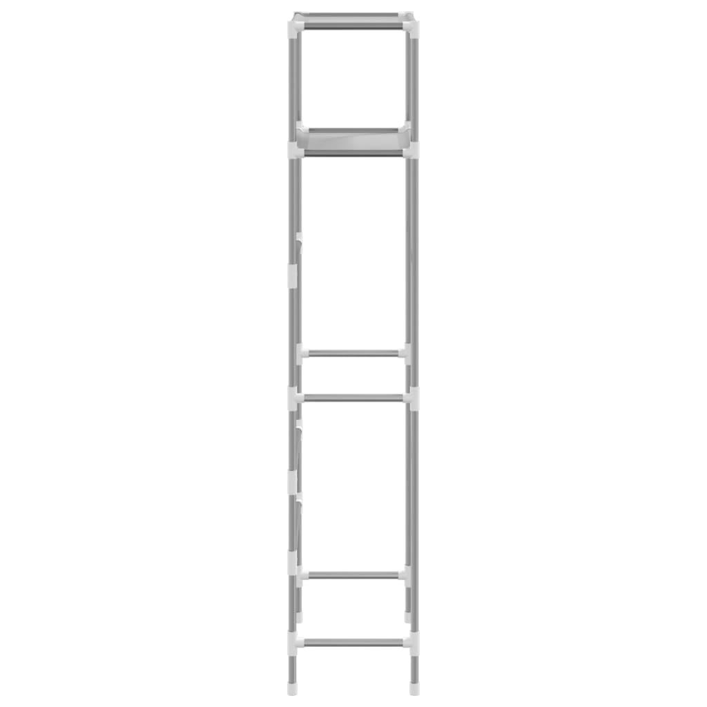 2-Tier Storage Rack Over Toilet 53.5X28X143 Cm Iron