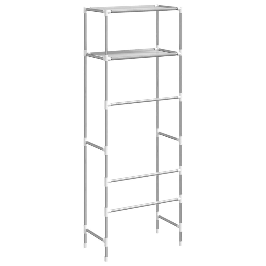 2-Tier Storage Rack Over Toilet 53.5X28X143 Cm Iron