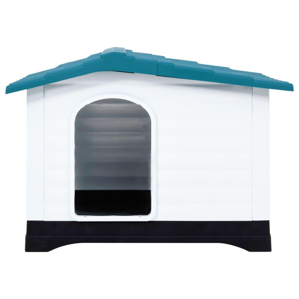 Trendyproduct.co.uk Dog House 90.5X68X66 Cm Polypropylene vidaXL Animals & Pet Supplies Animals & Pet Supplies > Pet Supplies > Dog Supplies > Dog Houses Blue Dog Houses Dog Supplies parcel Pet Supplies vidaXL