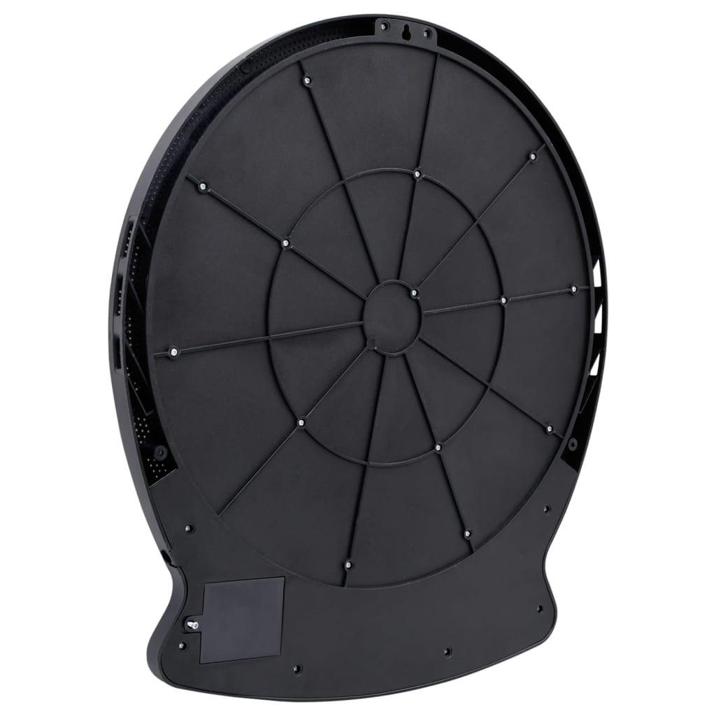 Electric Dartboard With Darts Black Polypropylene