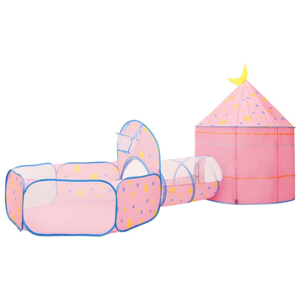 Children Play Tent With 250 Balls Pink 301X120X128 Cm