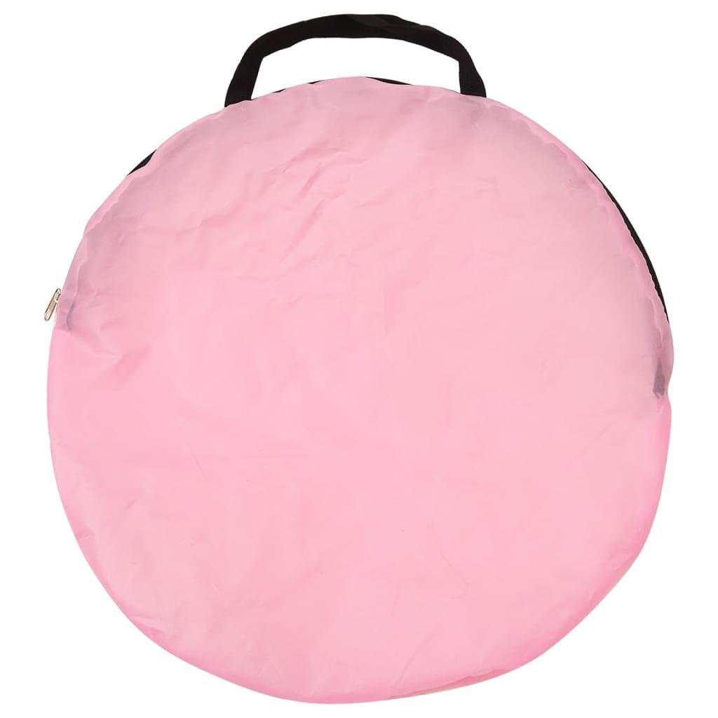 Children Play Tent With 250 Balls Pink 100X100X127 Cm