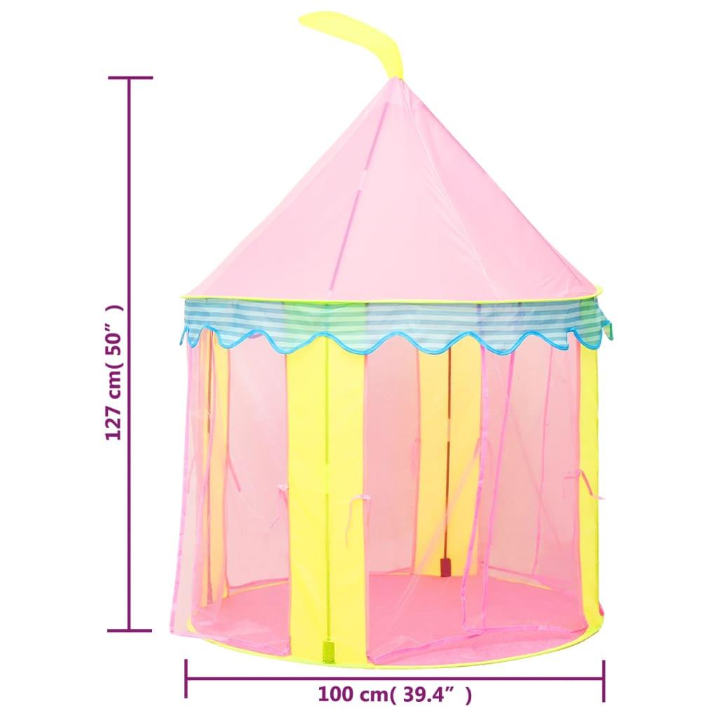 Children Play Tent With 250 Balls Pink 100X100X127 Cm