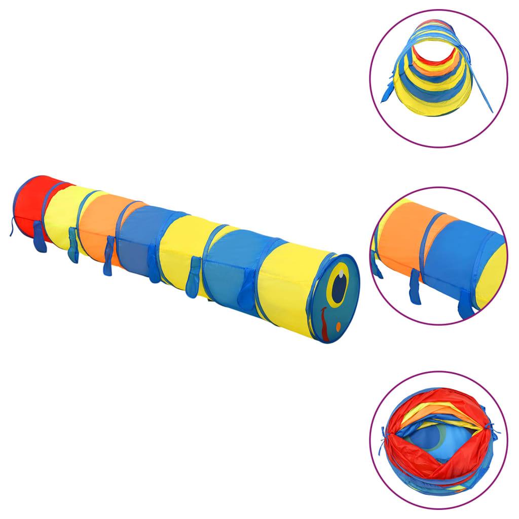 Children Play Tunnel With 250 Balls Multicolour 245 Cm Polyester