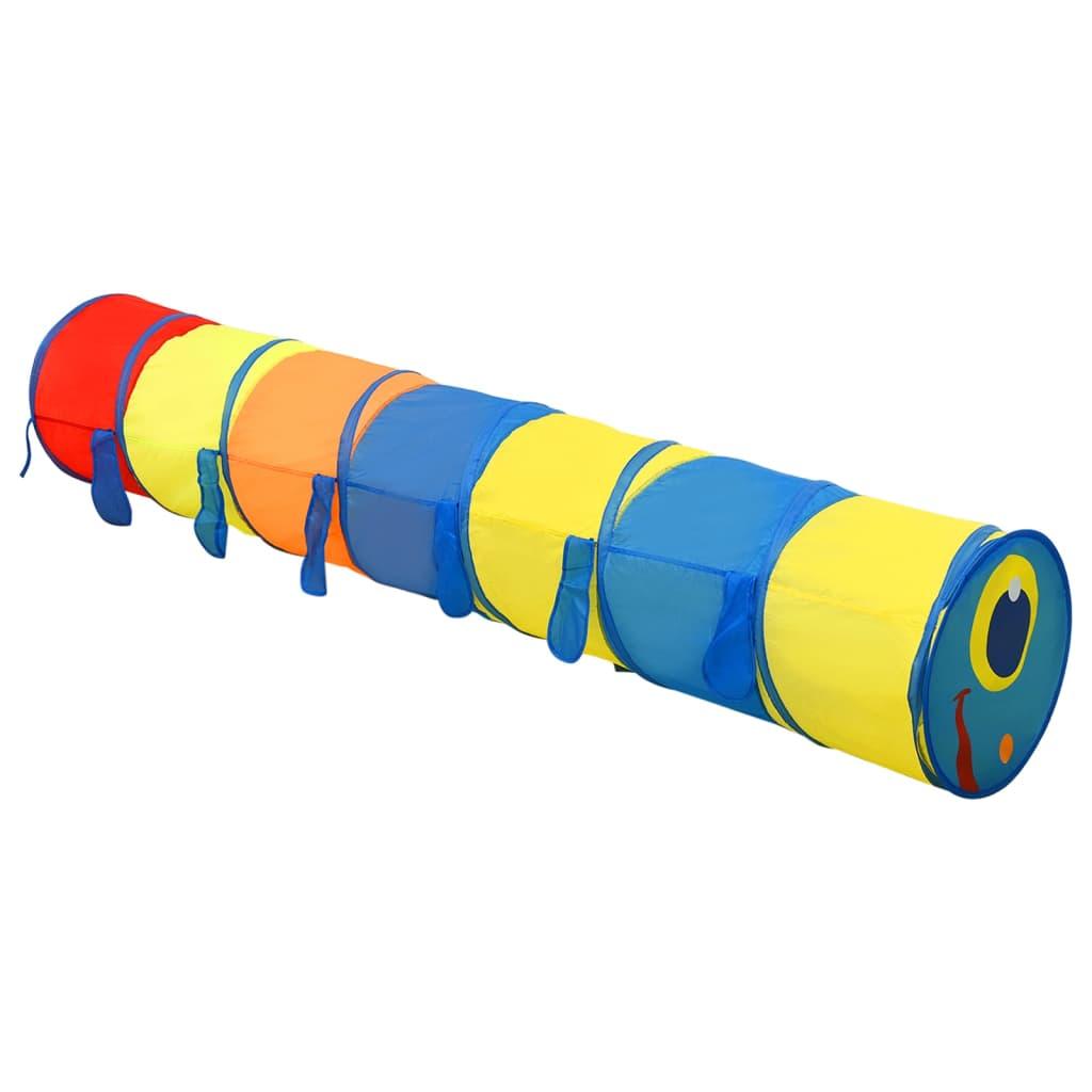 Children Play Tunnel With 250 Balls Multicolour 245 Cm Polyester