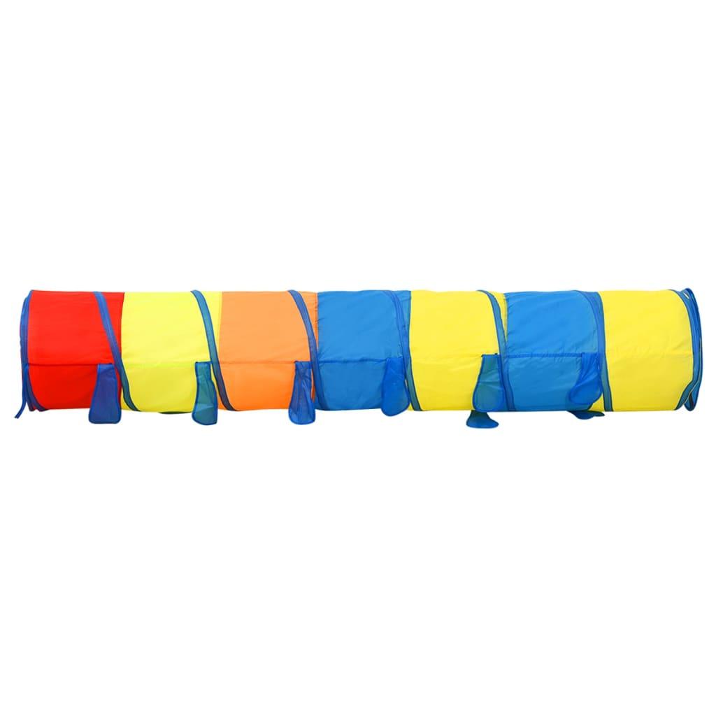 Children Play Tunnel With 250 Balls Multicolour 245 Cm Polyester