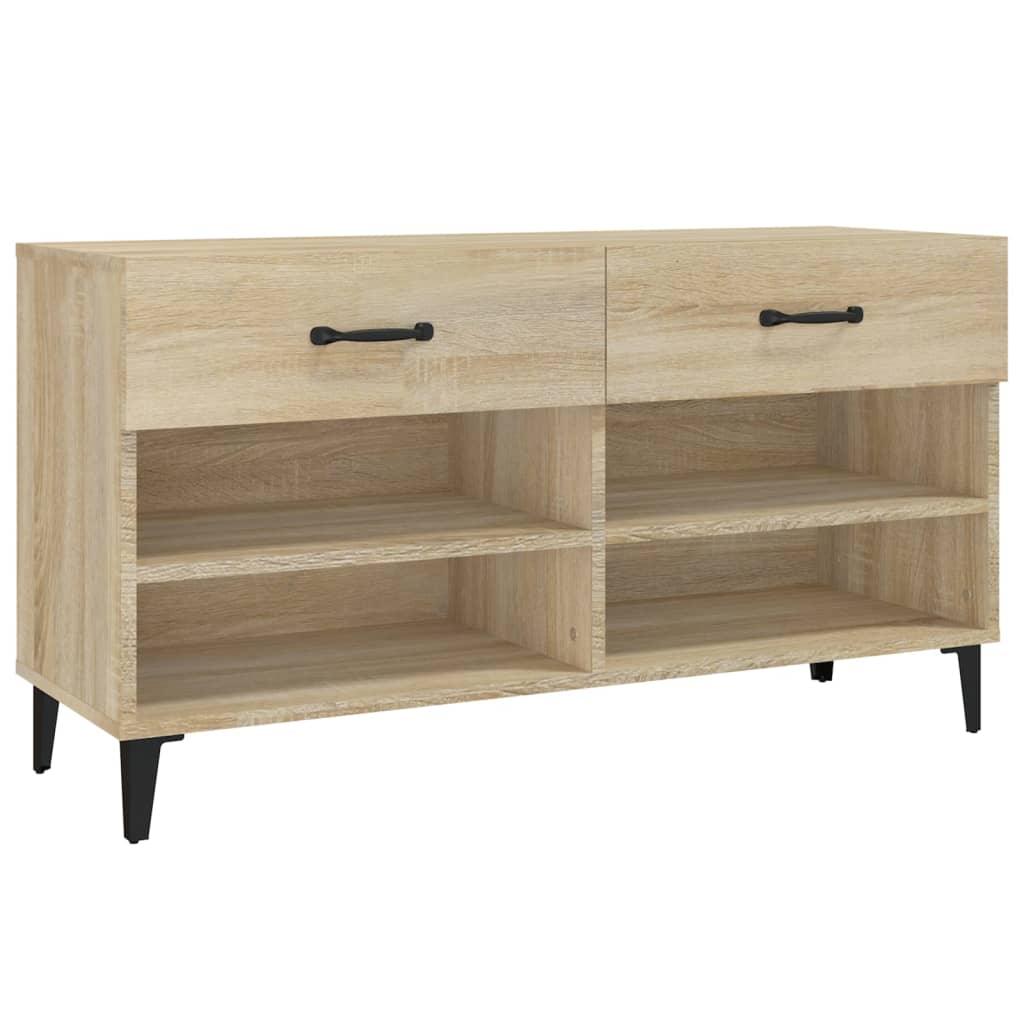 Shoe Cabinet 102X35X55 Cm Engineered Wood