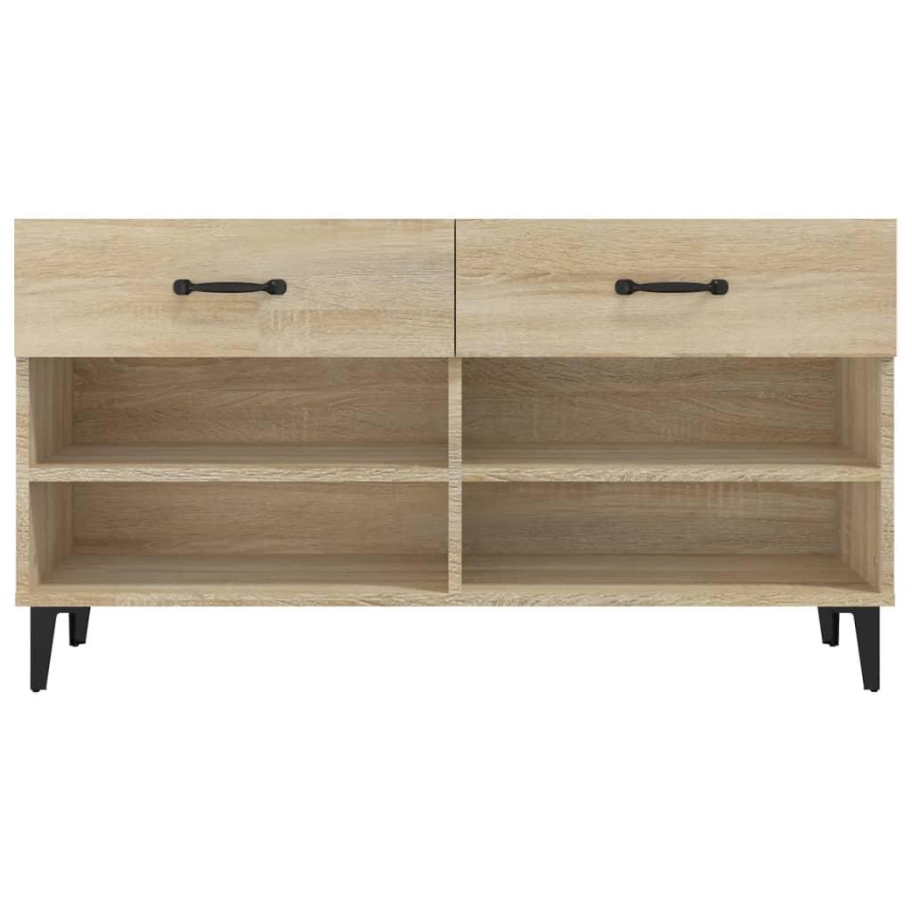 Shoe Cabinet 102X35X55 Cm Engineered Wood