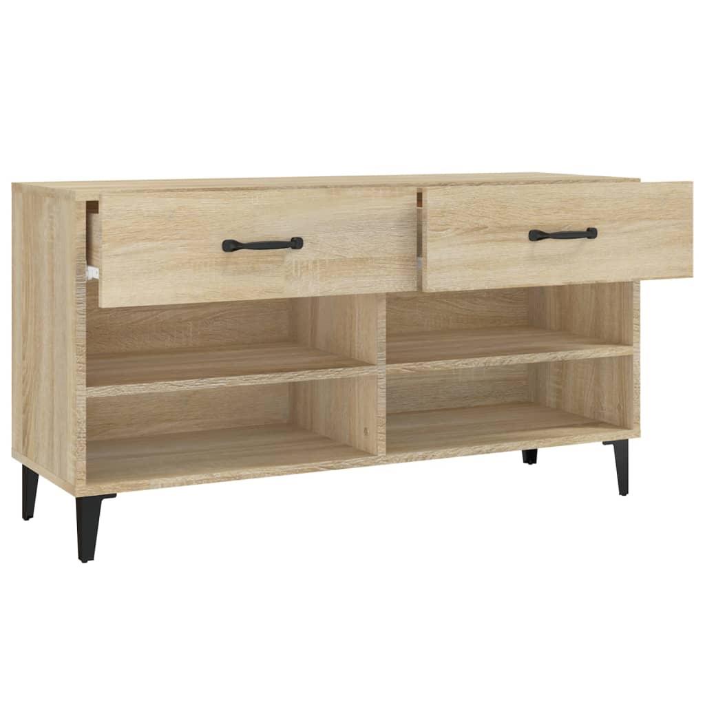 Shoe Cabinet 102X35X55 Cm Engineered Wood