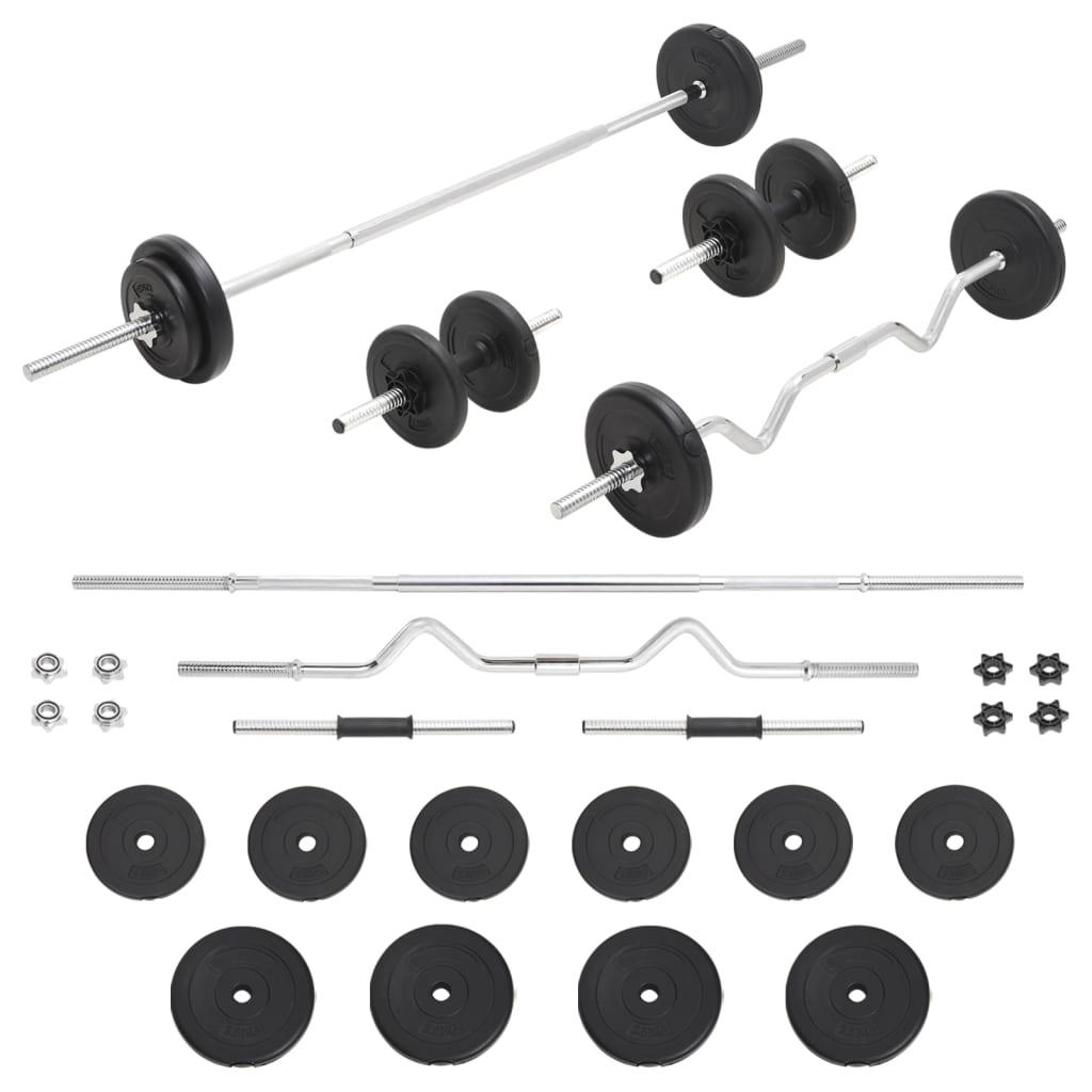 Barbell And Dumbbell With Plates Set