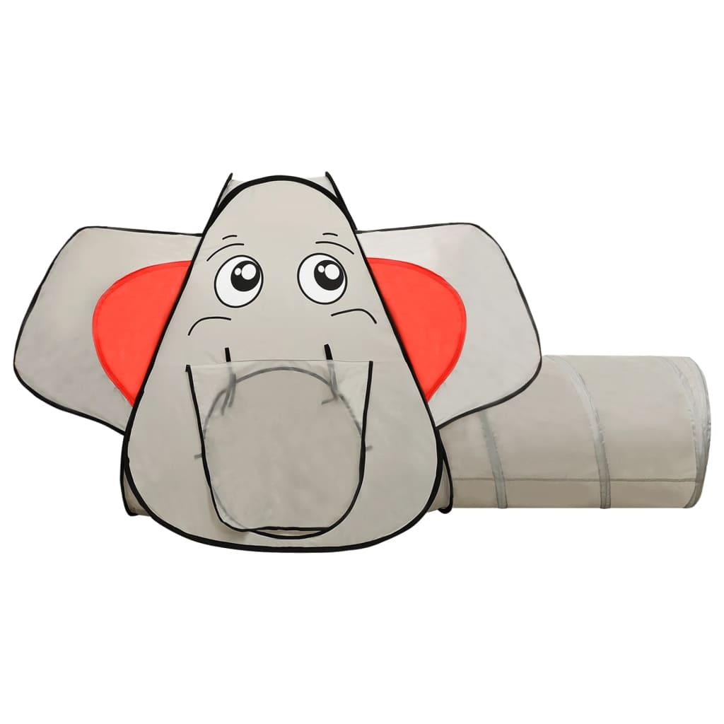 Elephant Children Play Tent Grey 174X86X101 Cm