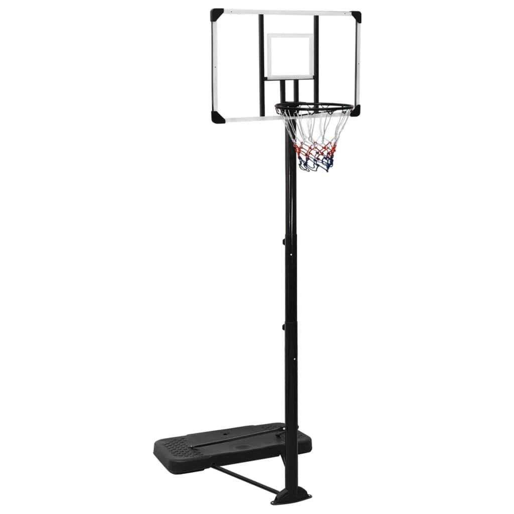 Basketball Stand Transparent 256-361 Cm Polycarbonate