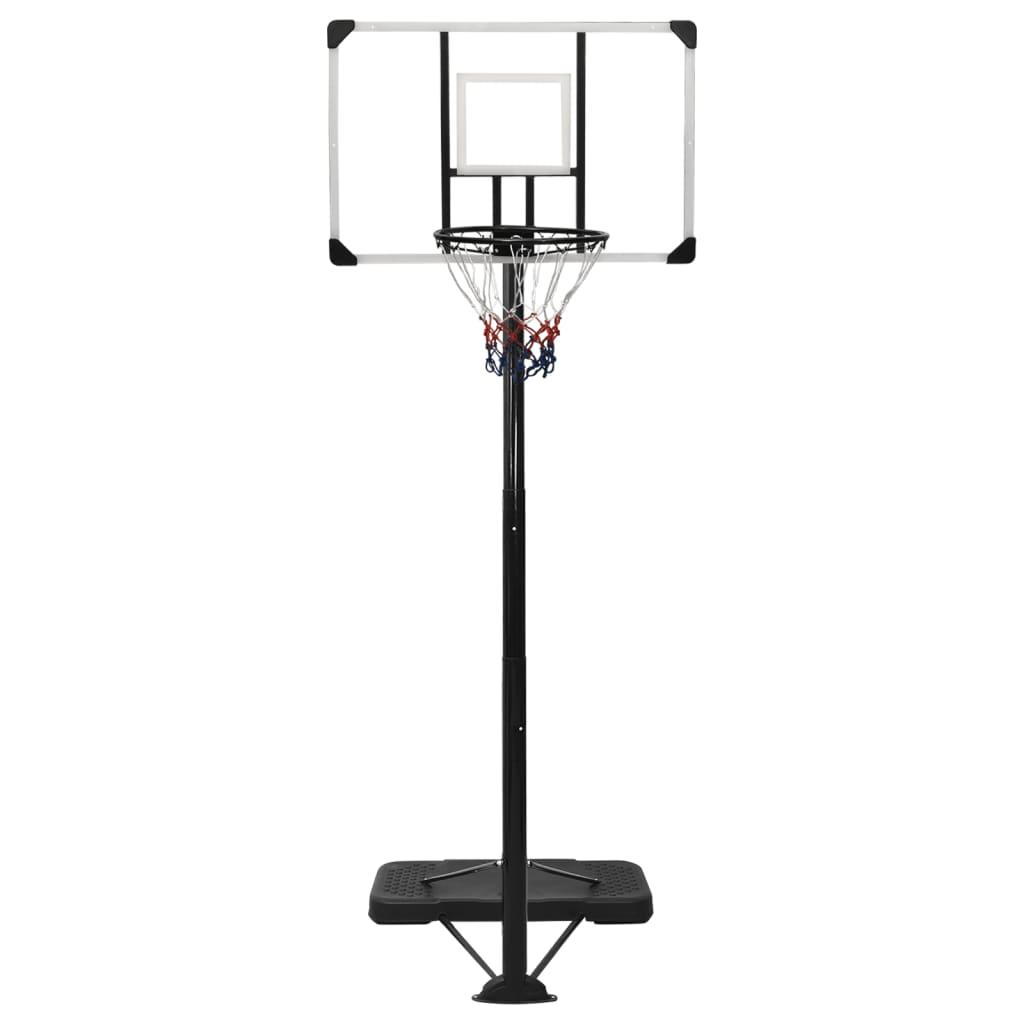 Basketball Stand Transparent 256-361 Cm Polycarbonate