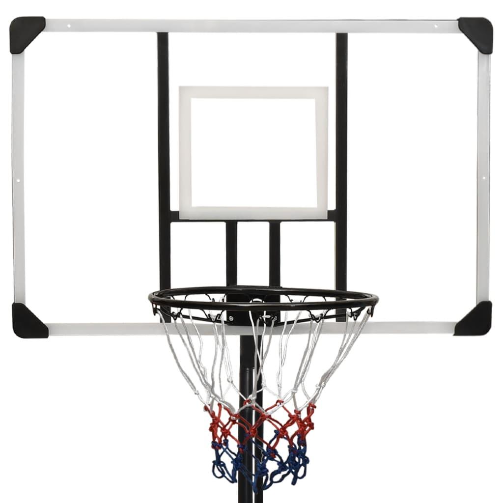 Basketball Stand Transparent 256-361 Cm Polycarbonate