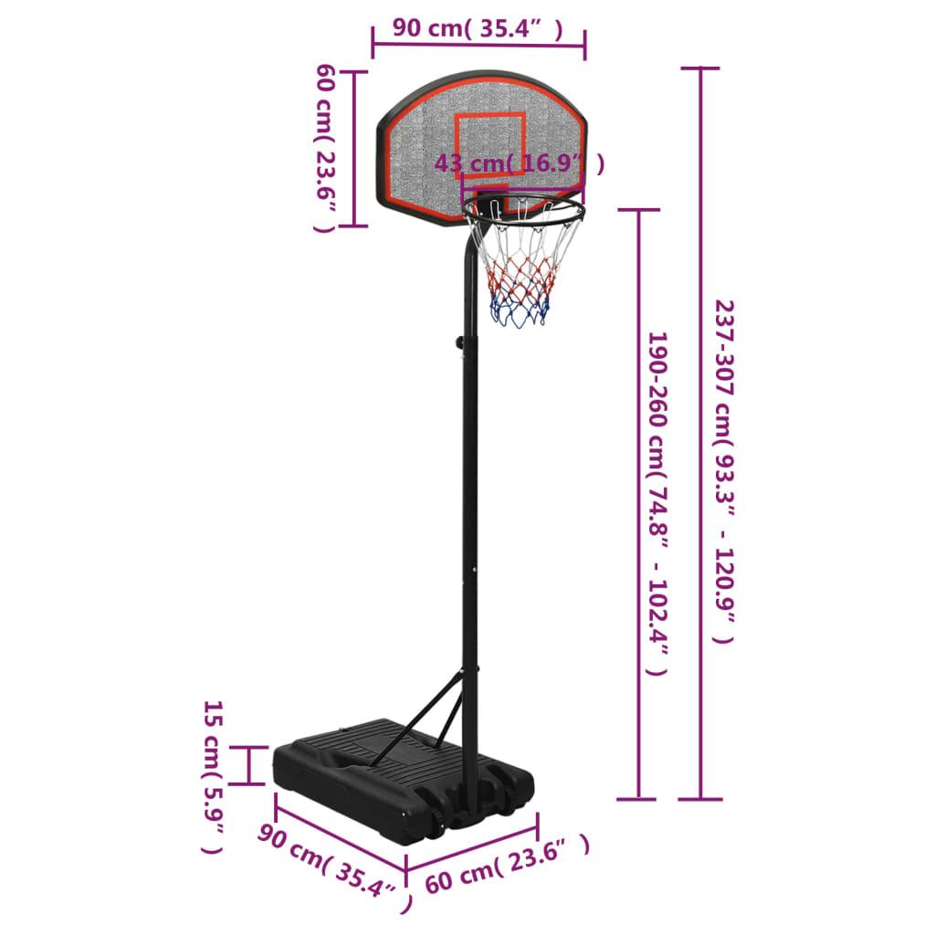 Basketball Stand 237-307 Cm Polyethene