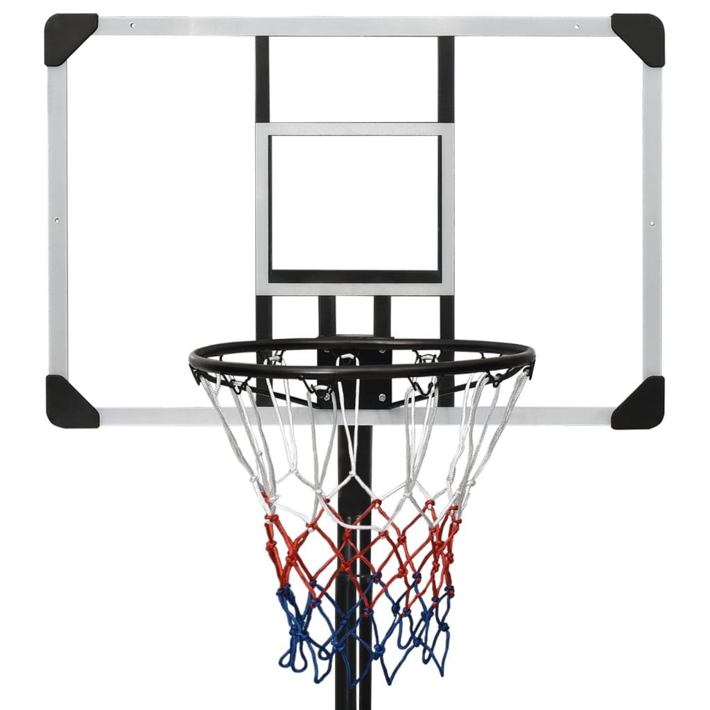 Basketball Stand Transparent 235-305 Cm Polycarbonate