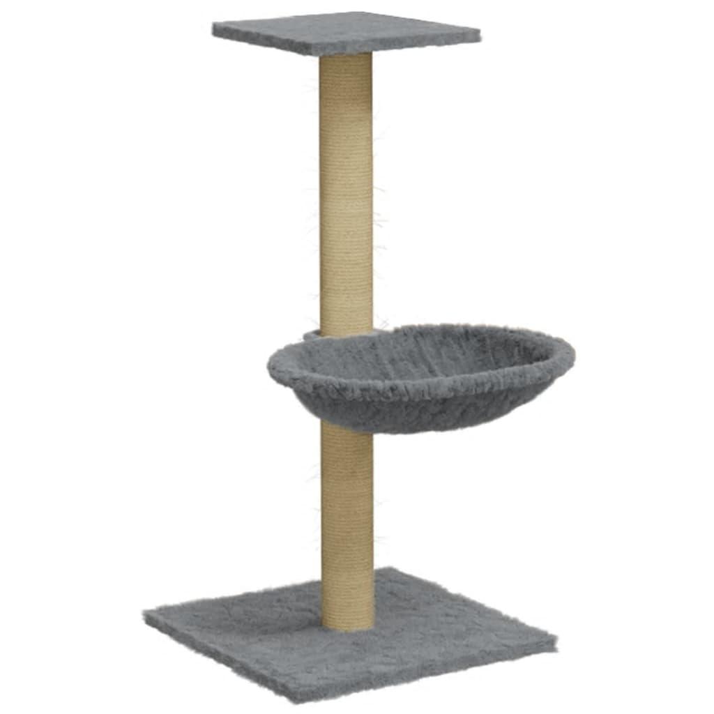 Trendyproduct.co.uk Cat Tree With Sisal Scratching Post 74 Cm vidaXL Animals & Pet Supplies Animals & Pet Supplies > Pet Supplies > Cat Supplies > Cat Furniture Cat Furniture Cat Supplies Grey parcel Pet Supplies vidaXL