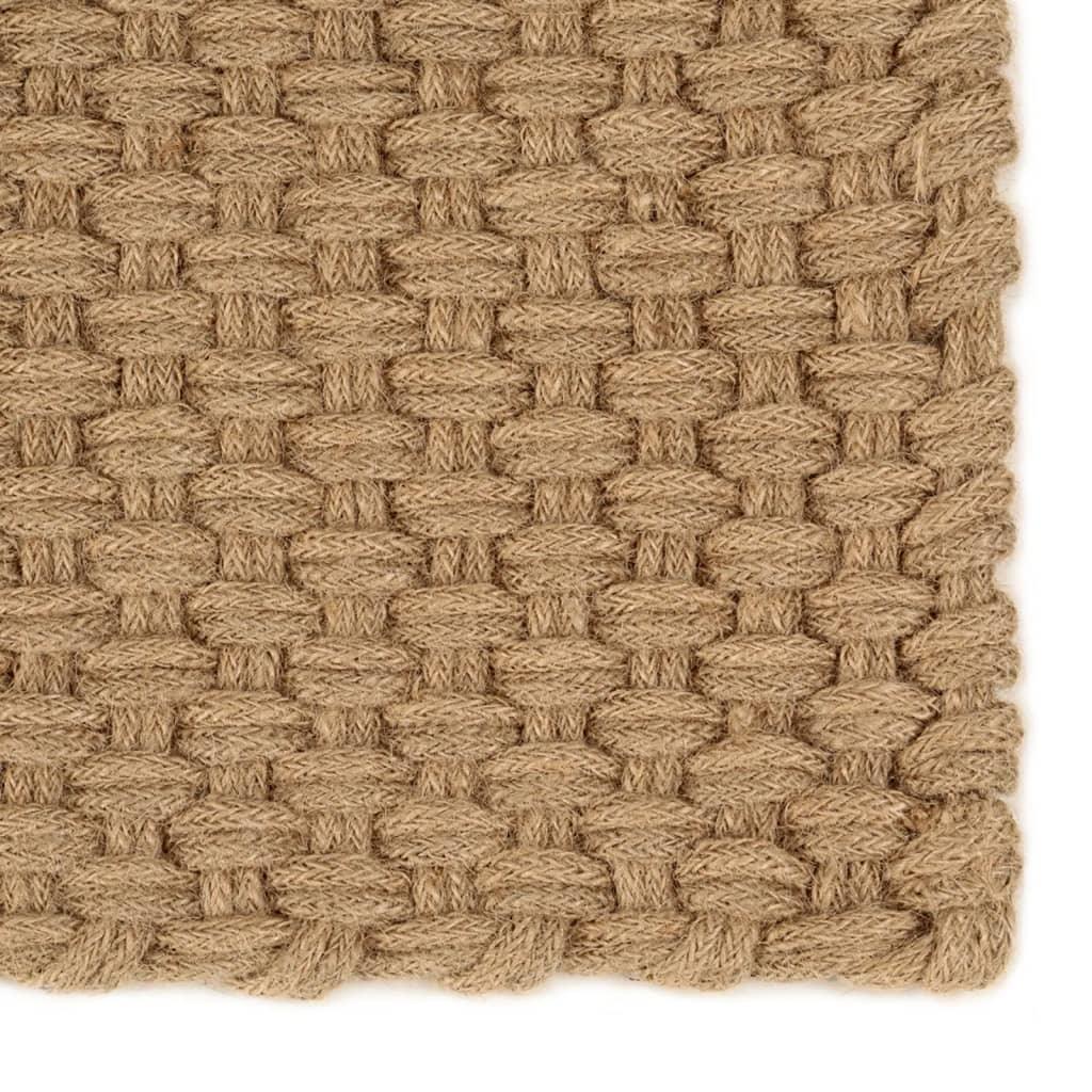 Rug Rectangular Natural Jute