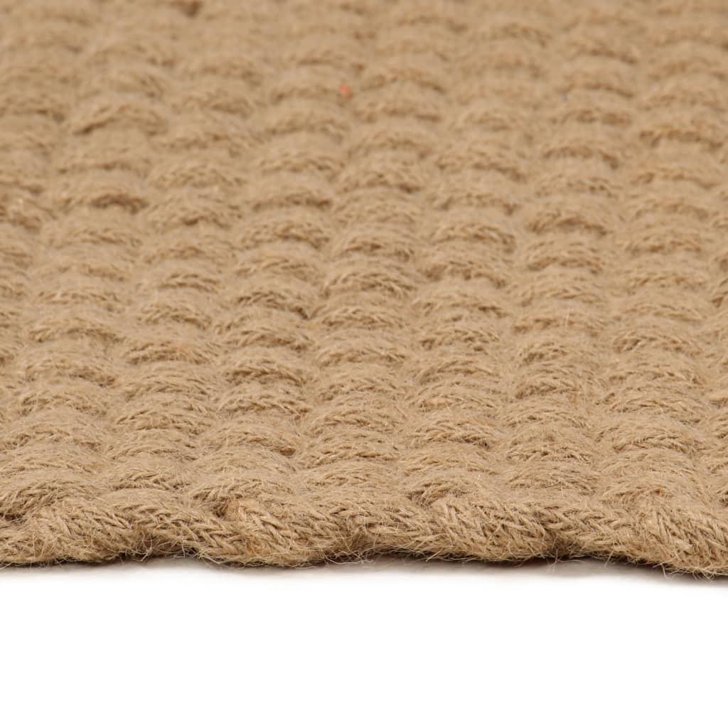 Rug Rectangular Natural Jute