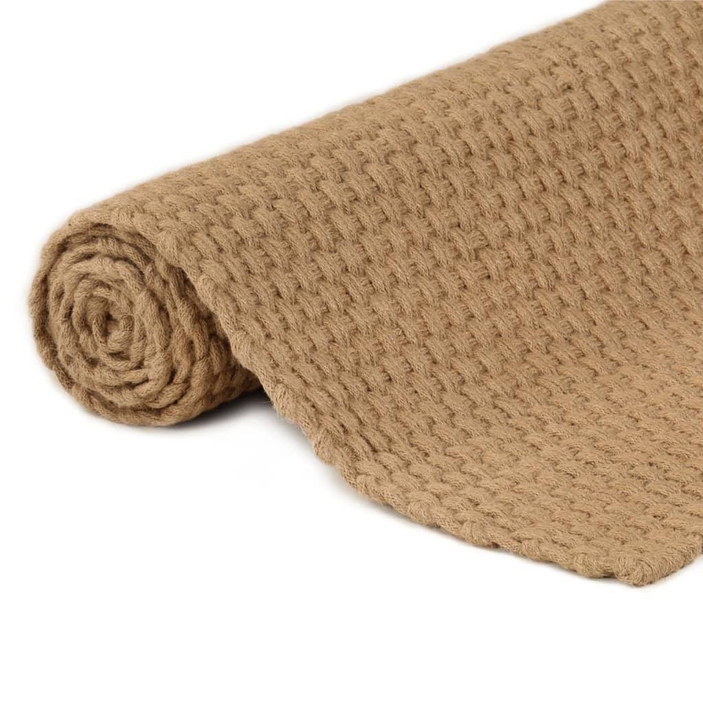 Rug Rectangular Natural Jute