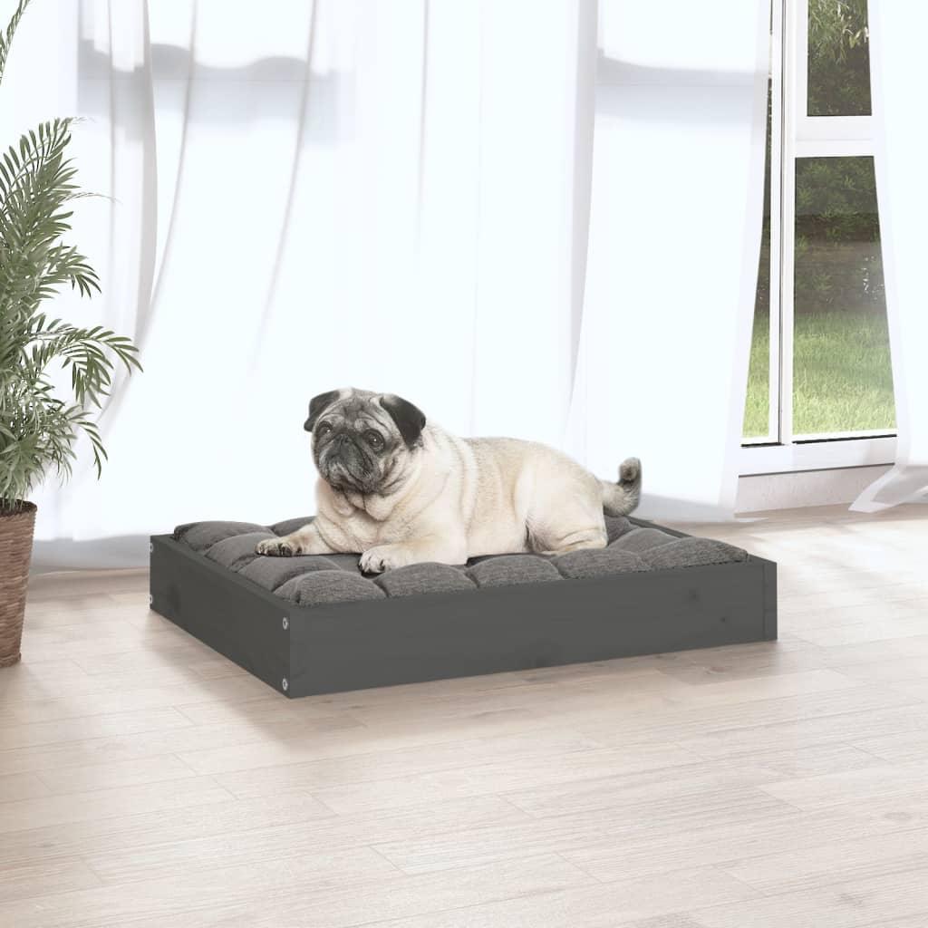 Trendyproduct.co.uk Dog Bed 61.5X49X9 Cm Solid Wood Pine vidaXL Animals & Pet Supplies Animals & Pet Supplies > Pet Supplies > Dog Supplies > Dog Beds Dog Beds Dog Supplies Grey parcel Pet Supplies vidaXL