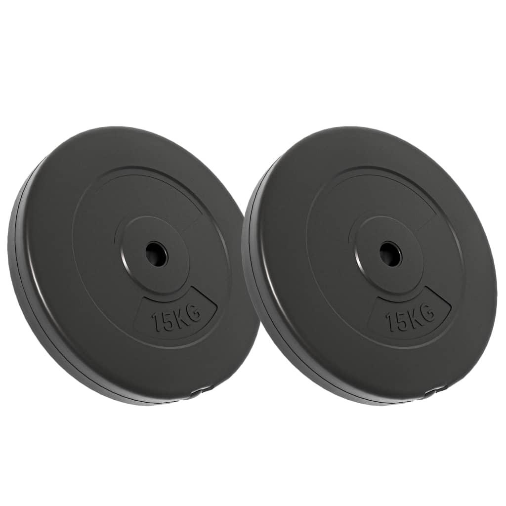 Weight Plates 2 Pcs 30 Kg Cement