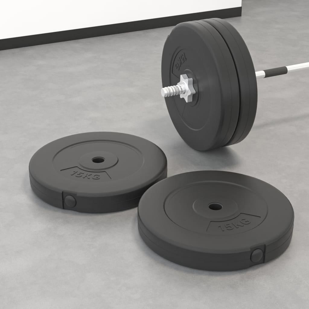 Weight Plates 2 Pcs 30 Kg Cement