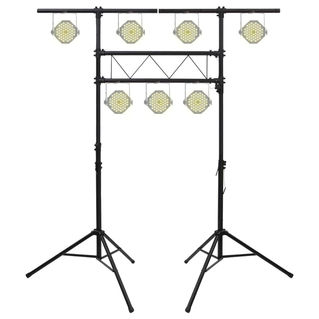 Light Stand Black Steel