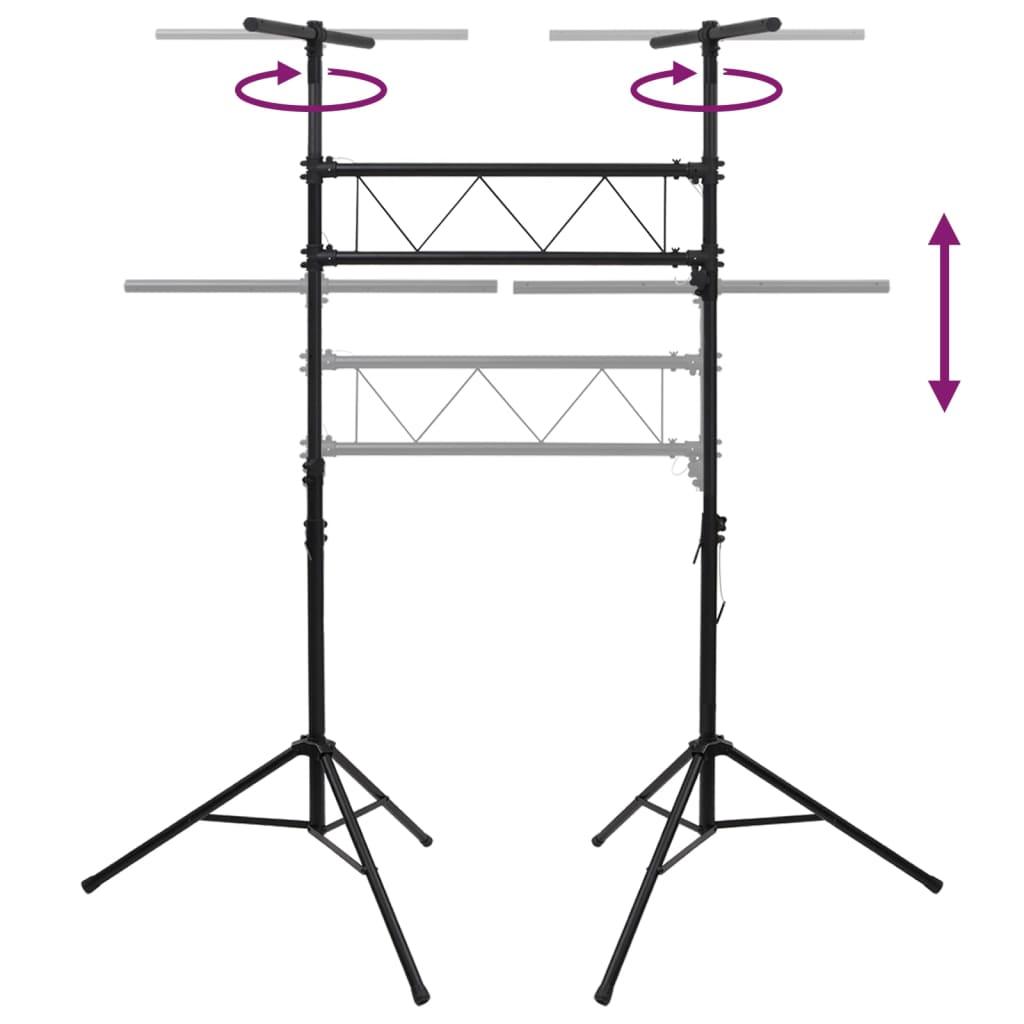 Light Stand Black Steel