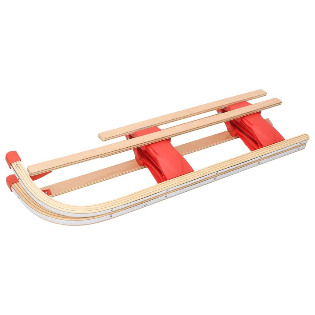 Folding Sledge Wood 110 Cm