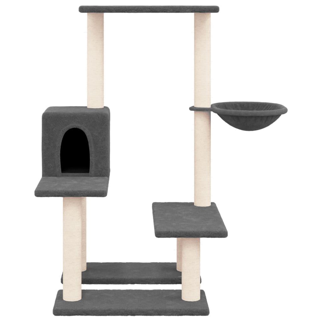 Trendyproduct.co.uk Cat Tree With Sisal Scratching Posts 94.5 Cm vidaXL Animals & Pet Supplies Animals & Pet Supplies > Pet Supplies > Cat Supplies > Cat Furniture Cat Furniture Cat Supplies Grey parcel Pet Supplies vidaXL