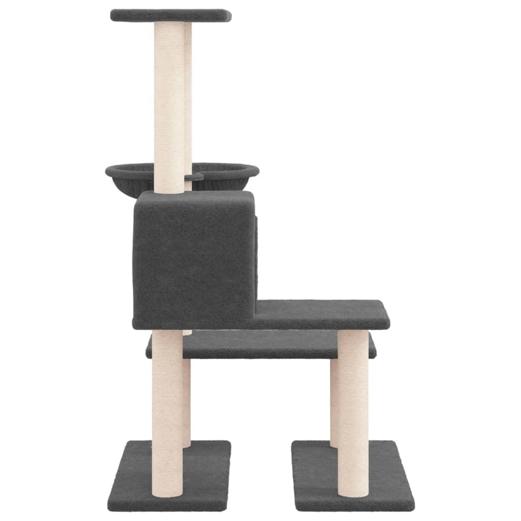 Trendyproduct.co.uk Cat Tree With Sisal Scratching Posts 94.5 Cm vidaXL Animals & Pet Supplies Animals & Pet Supplies > Pet Supplies > Cat Supplies > Cat Furniture Cat Furniture Cat Supplies Grey parcel Pet Supplies vidaXL