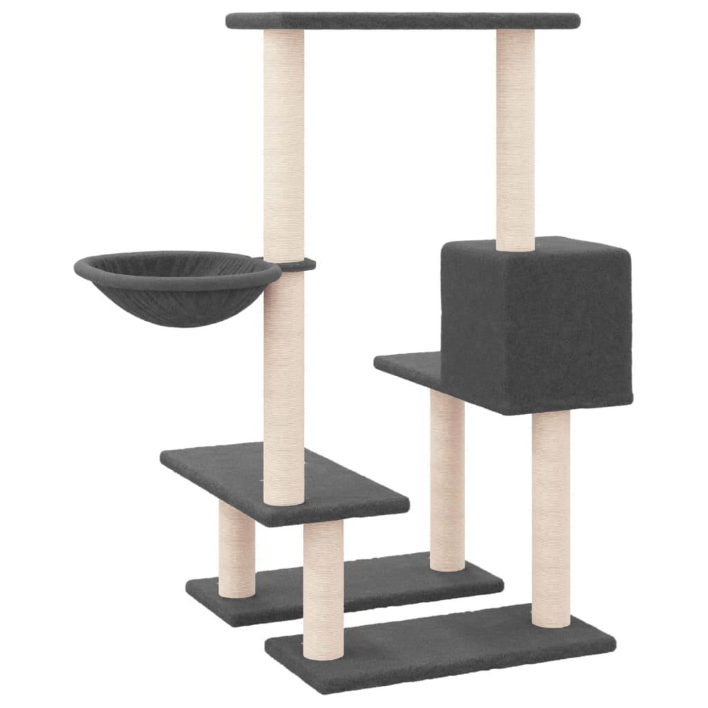 Trendyproduct.co.uk Cat Tree With Sisal Scratching Posts 94.5 Cm vidaXL Animals & Pet Supplies Animals & Pet Supplies > Pet Supplies > Cat Supplies > Cat Furniture Cat Furniture Cat Supplies Grey parcel Pet Supplies vidaXL