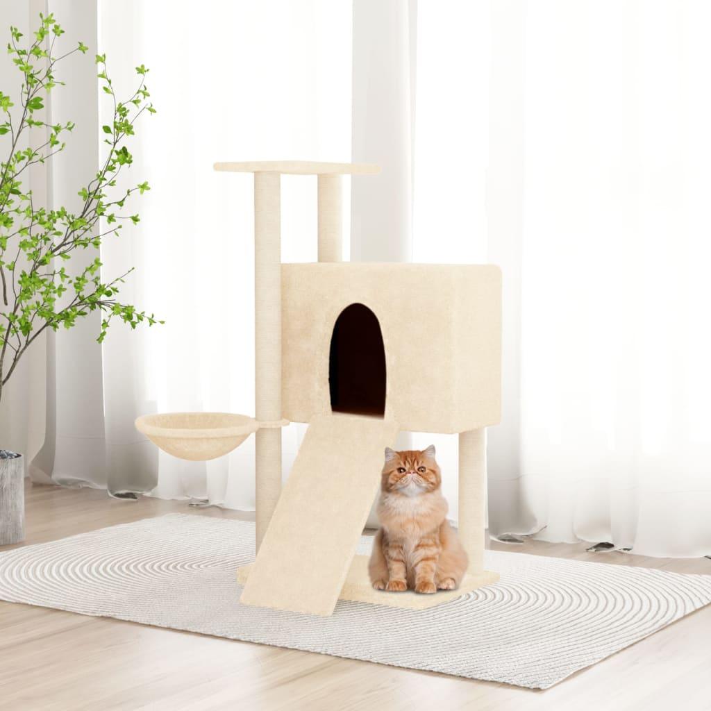 Trendyproduct.co.uk Cat Tree With Sisal Scratching Posts 96 Cm vidaXL Animals & Pet Supplies Animals & Pet Supplies > Pet Supplies > Cat Supplies > Cat Furniture Cat Furniture Cat Supplies Grey parcel Pet Supplies vidaXL