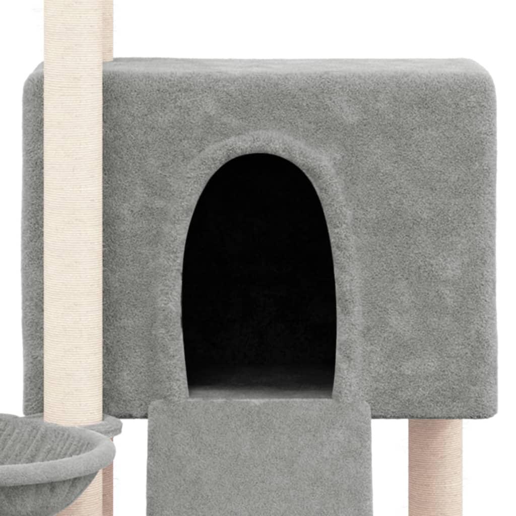 Trendyproduct.co.uk Cat Tree With Sisal Scratching Posts 96 Cm vidaXL Animals & Pet Supplies Animals & Pet Supplies > Pet Supplies > Cat Supplies > Cat Furniture Cat Furniture Cat Supplies Grey parcel Pet Supplies vidaXL