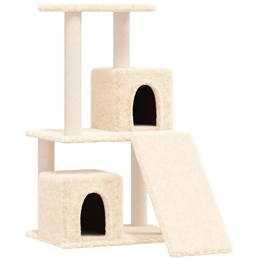 Trendyproduct.co.uk Cat Tree With Sisal Scratching Posts 82 Cm vidaXL Animals & Pet Supplies Animals & Pet Supplies > Pet Supplies > Cat Supplies > Cat Furniture Cat Furniture Cat Supplies Cream parcel Pet Supplies vidaXL