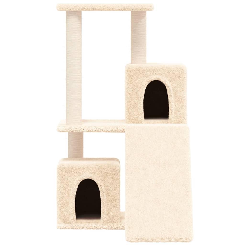 Trendyproduct.co.uk Cat Tree With Sisal Scratching Posts 82 Cm vidaXL Animals & Pet Supplies Animals & Pet Supplies > Pet Supplies > Cat Supplies > Cat Furniture Cat Furniture Cat Supplies Cream parcel Pet Supplies vidaXL