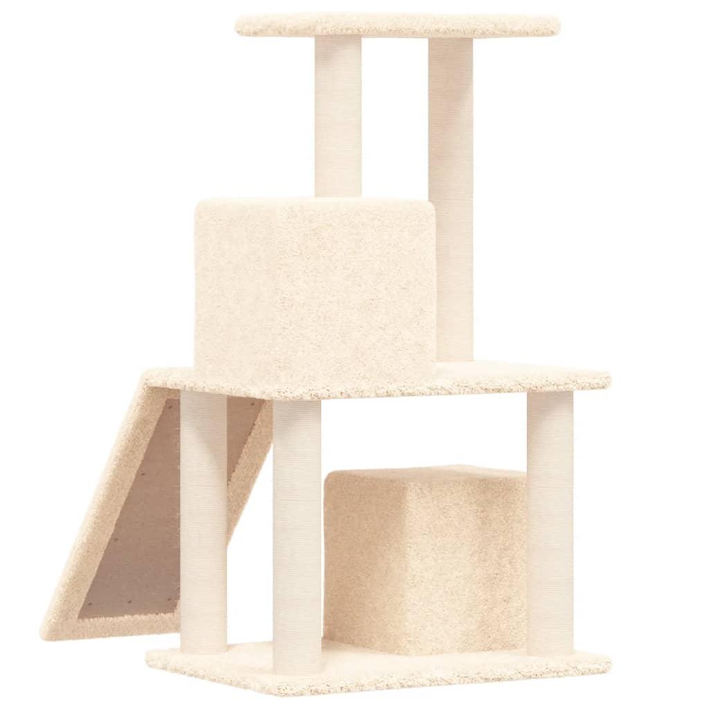 Trendyproduct.co.uk Cat Tree With Sisal Scratching Posts 82 Cm vidaXL Animals & Pet Supplies Animals & Pet Supplies > Pet Supplies > Cat Supplies > Cat Furniture Cat Furniture Cat Supplies Cream parcel Pet Supplies vidaXL