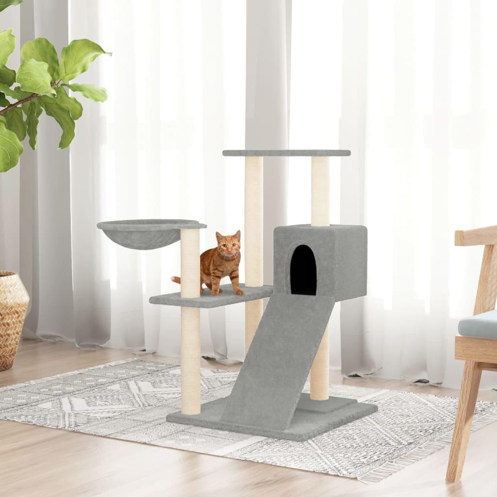 Trendyproduct.co.uk Cat Tree With Sisal Scratching Posts 82 Cm vidaXL Animals & Pet Supplies Animals & Pet Supplies > Pet Supplies > Cat Supplies > Cat Furniture Cat Furniture Cat Supplies Grey parcel Pet Supplies vidaXL